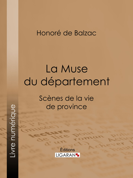 Title details for La Muse du département by Honoré de Balzac - Available